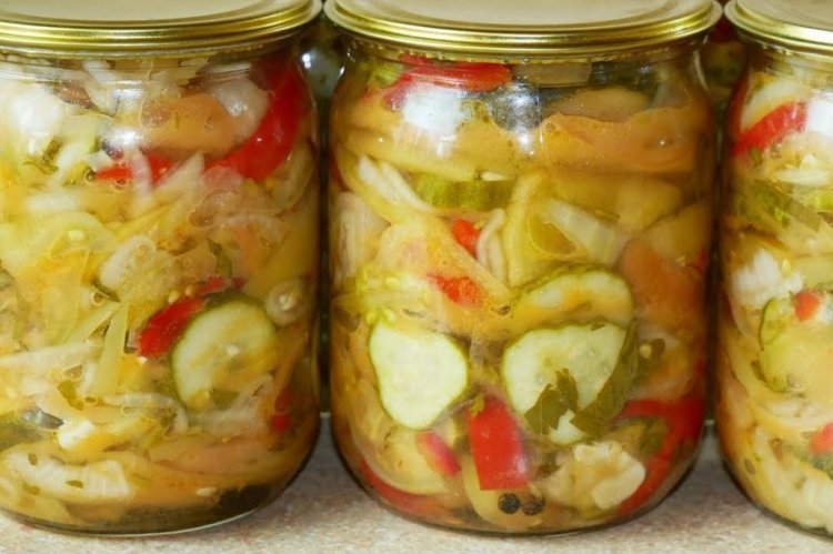 Салат «Донской» с капустой на зиму