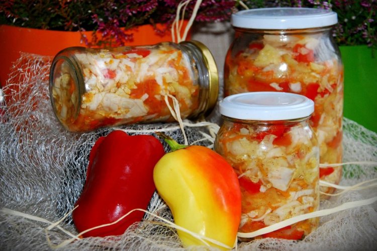 Салат Кубанский с горчицей на зиму