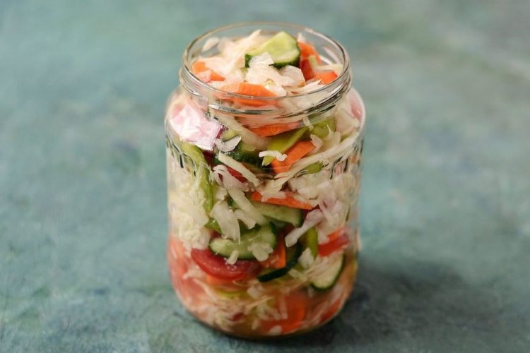 Салат по-кубански без уксуса