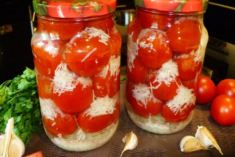 Помидоры в снегу с аспирином