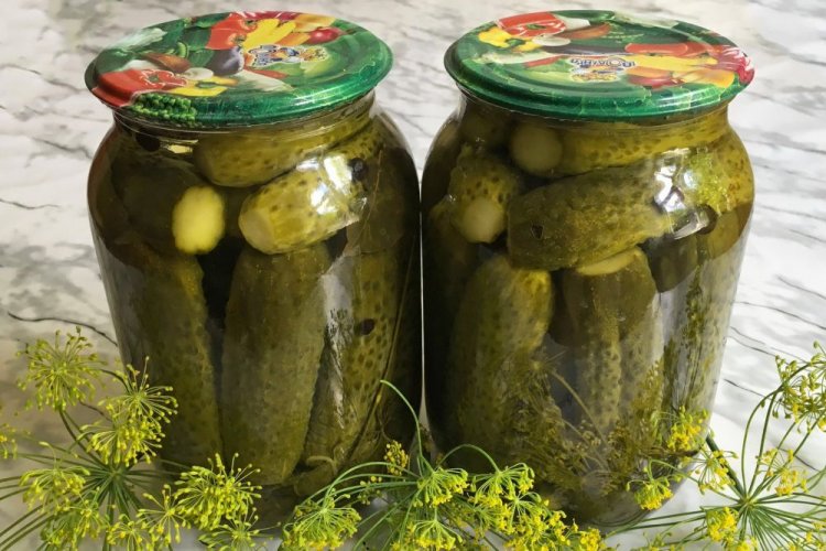 Огурцы по-болгарски с лимонным соком на зиму