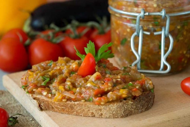 Острая икра из баклажанов на зиму