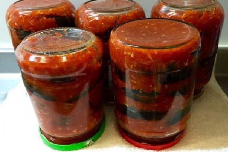 Острые баклажаны «Тещин язык» на зиму