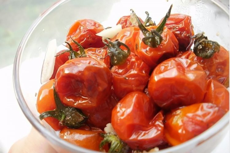 Жареные помидоры черри на зиму