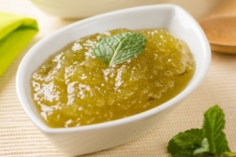 Варенье из дыни с огурцом и мятой