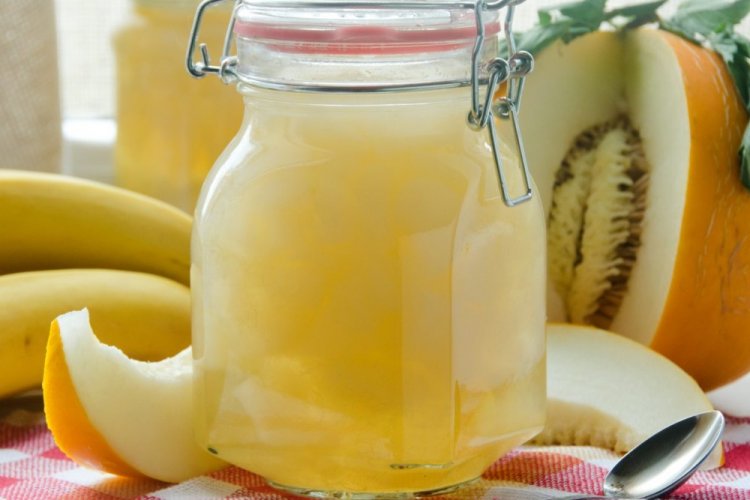 Варенье из дыни с бананами