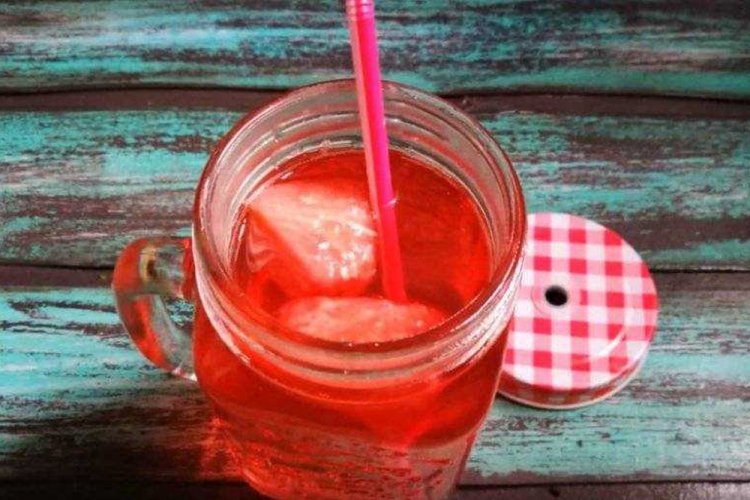 Компот из арбуза с апельсином