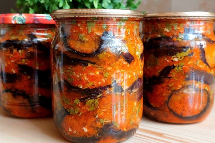 Баклажаны с помидорами по-грузински