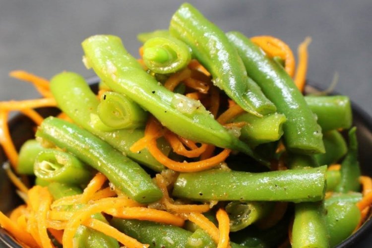 Стручковая фасоль по-корейски на зиму