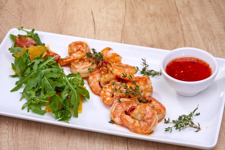 Кисло-сладкий соус для креветок