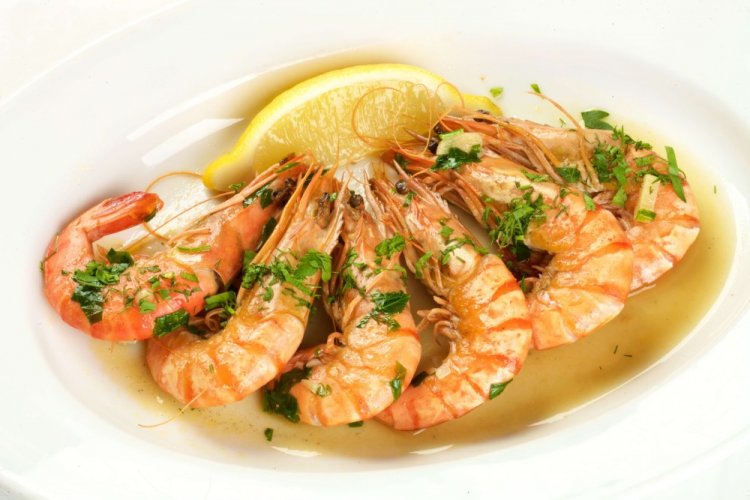 Винный соус для креветок