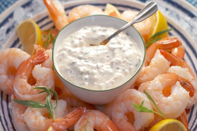 Майонезный соус для креветок