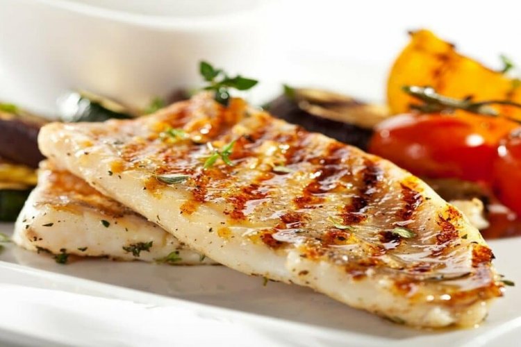 Треска на электрогриле