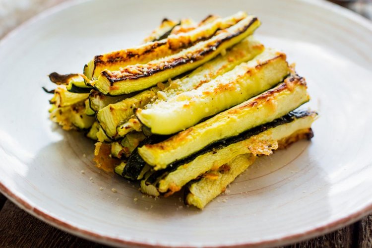 Кабачки, запеченные в фольге на гриле