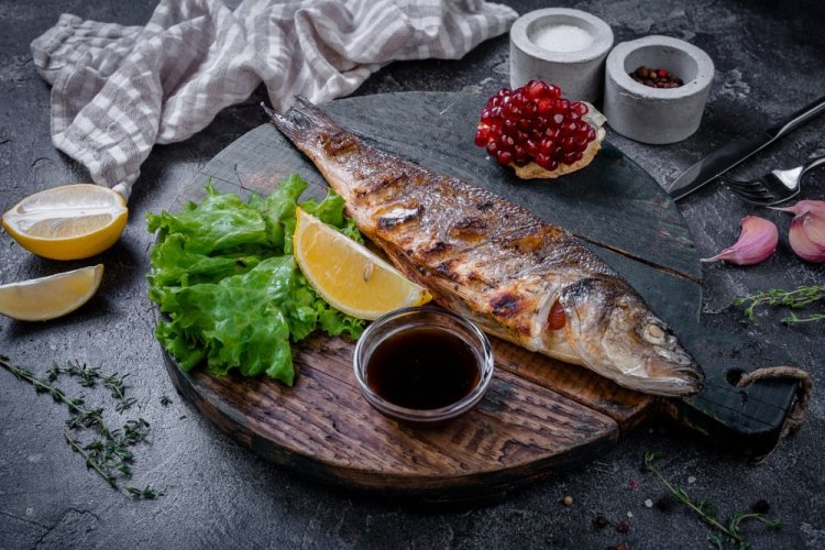 Сибас на гриле