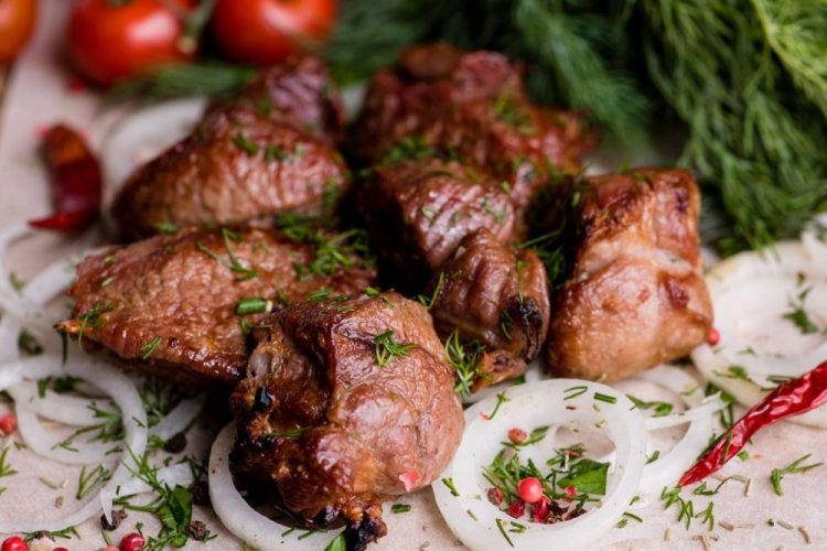 Острый шашлык из баранины