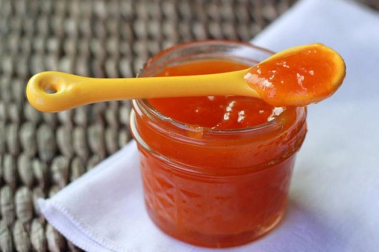 Янтарное варенье из облепихи с кукурузным крахмалом