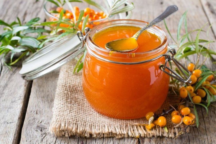 Облепиховое варенье-пятиминутка с агар-агаром