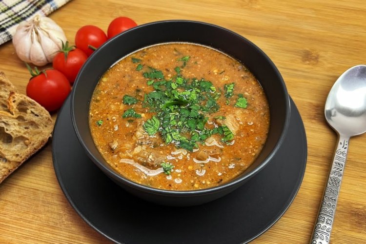 Суп харчо с тушенкой