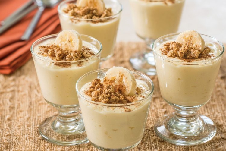 Банановый пудинг с тофу