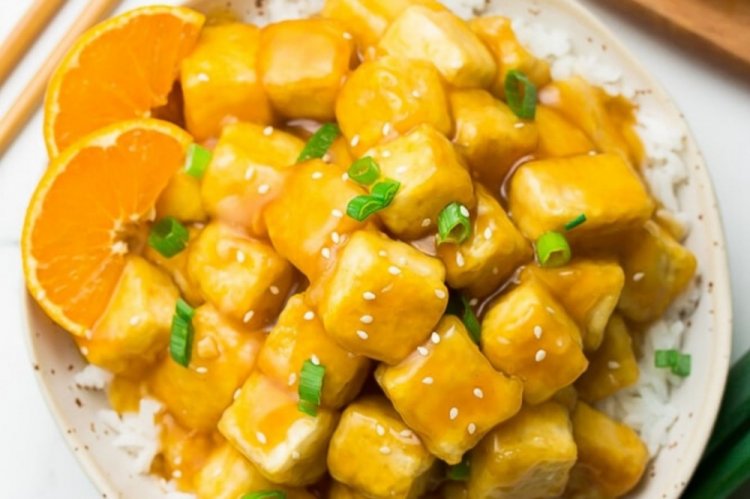 Апельсиновый тофу