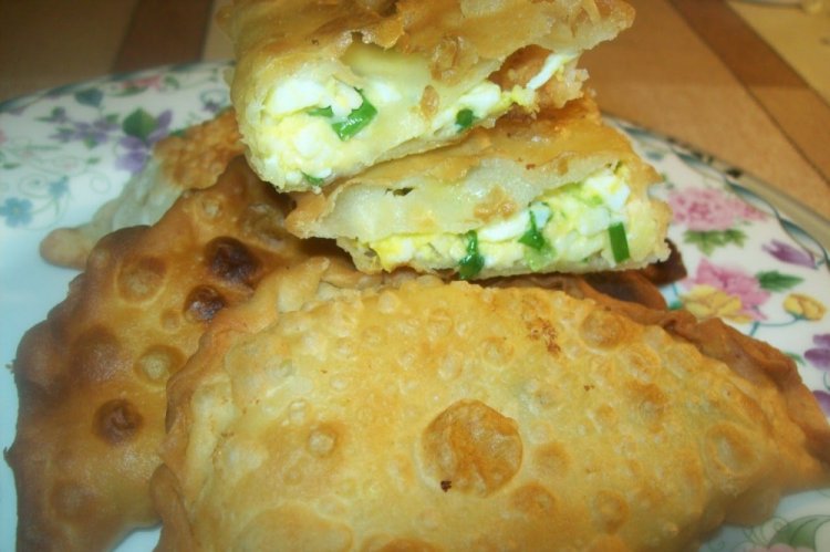 Начинка для чебуреков с яйцом