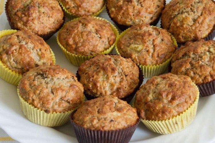 Куриные маффины с овсяными хлопьями