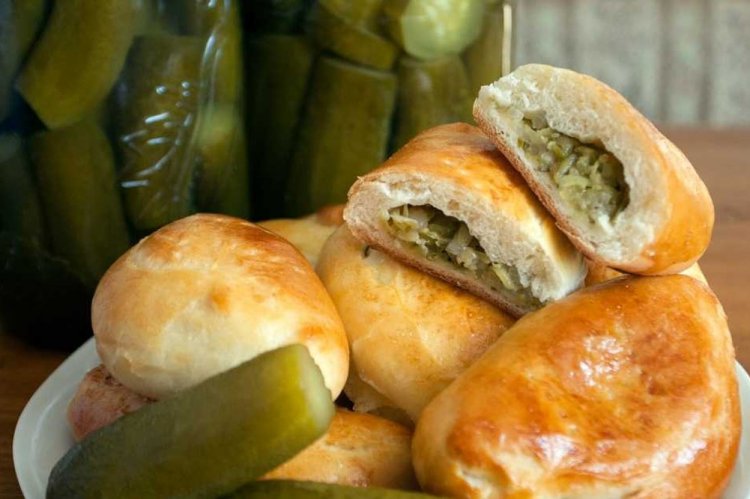 Начинка с печенью и солеными огурцами