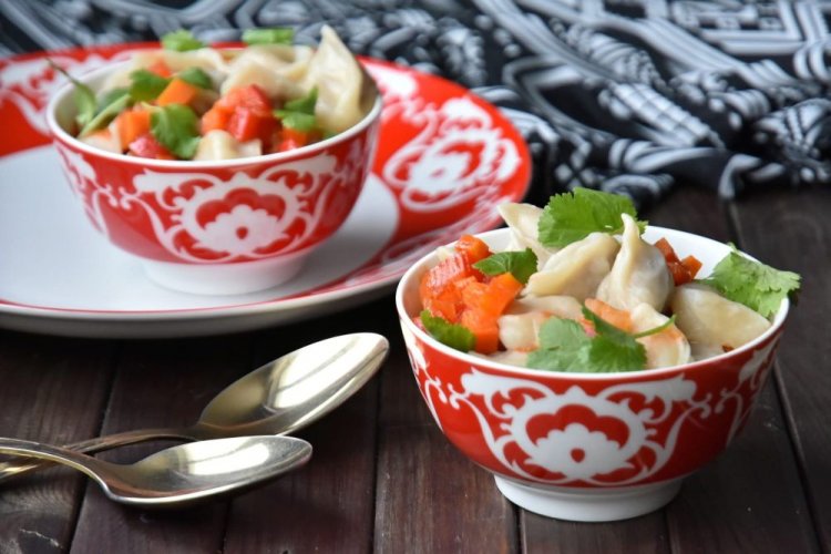 Чучвара из заварного теста