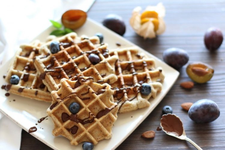 Венские вафли на миндальной муке