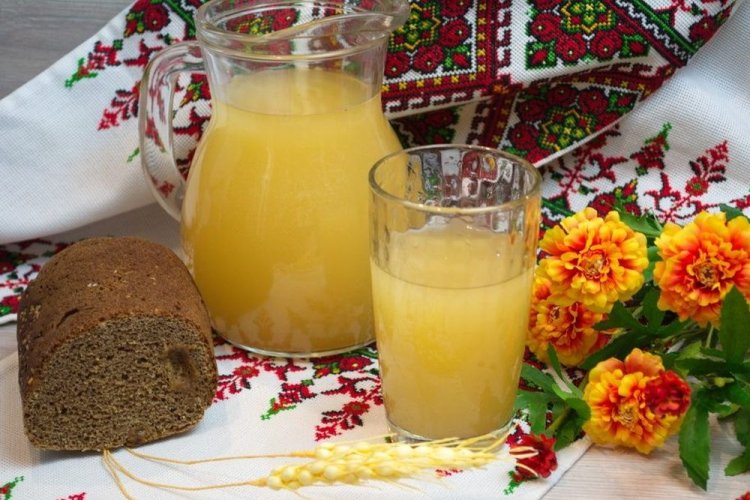 Закваска из ржаного хлеба и пшена