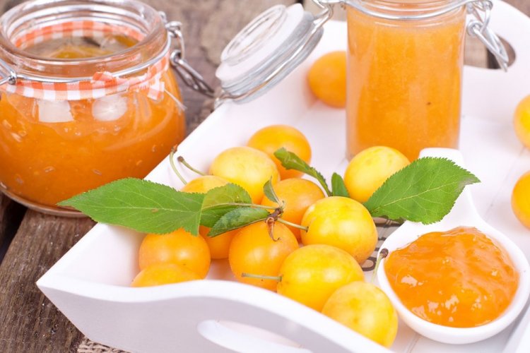 Джем из желтой сливы с апельсином на зиму