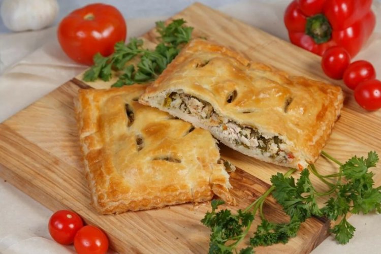 Начинка с мясом, помидорами и зеленью