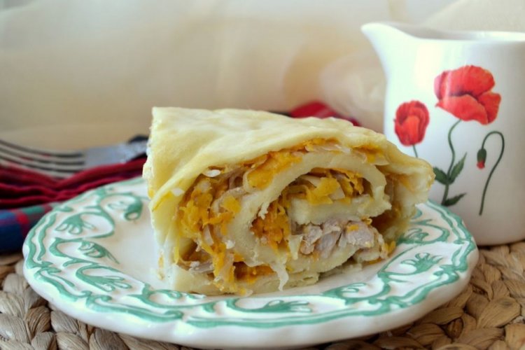 Ленивые пельмени с рыбным фаршем и морковью