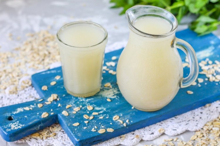 Квас из овсяных хлопьев