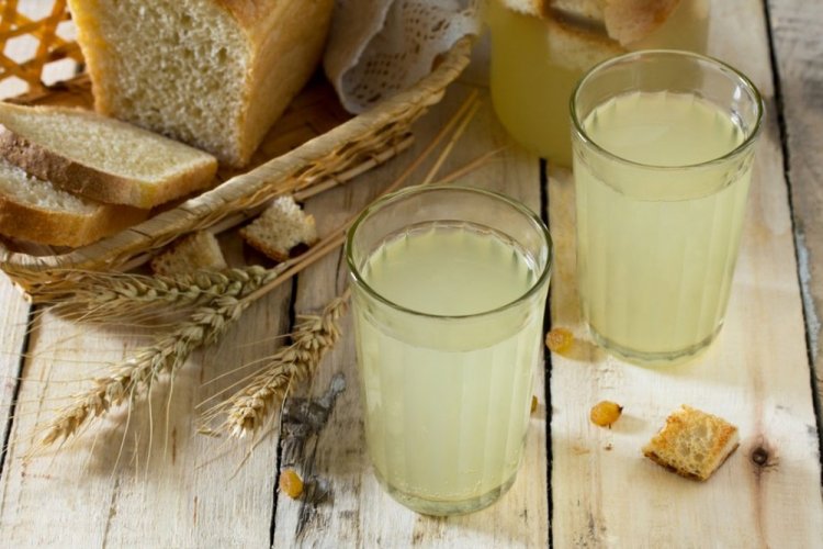 Квас из белого хлеба