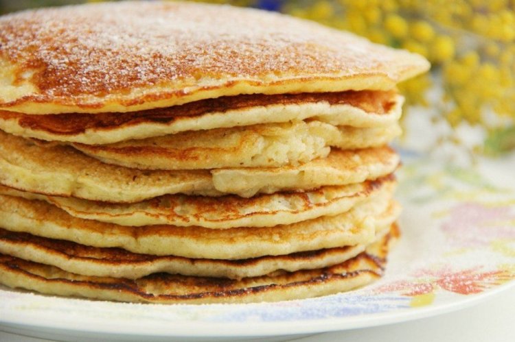 Пышные дрожжевые блины