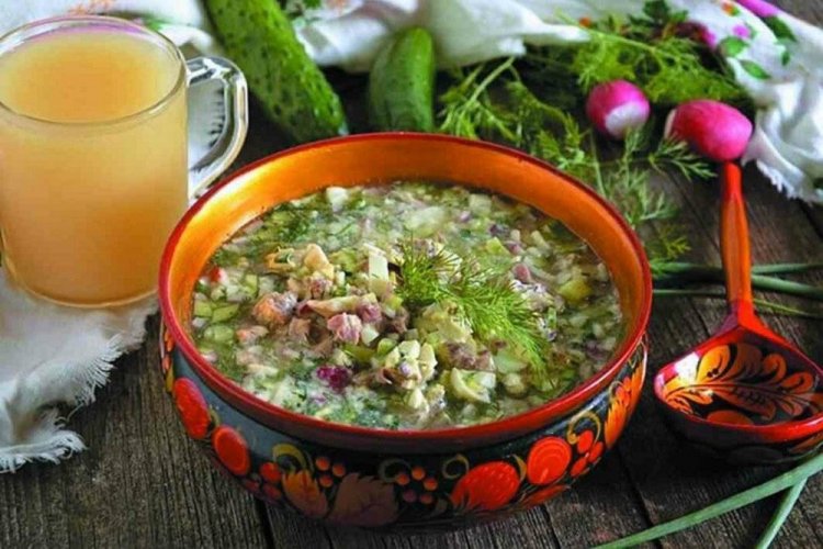 Летняя окрошка