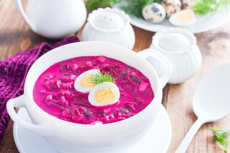 Холодный свекольник