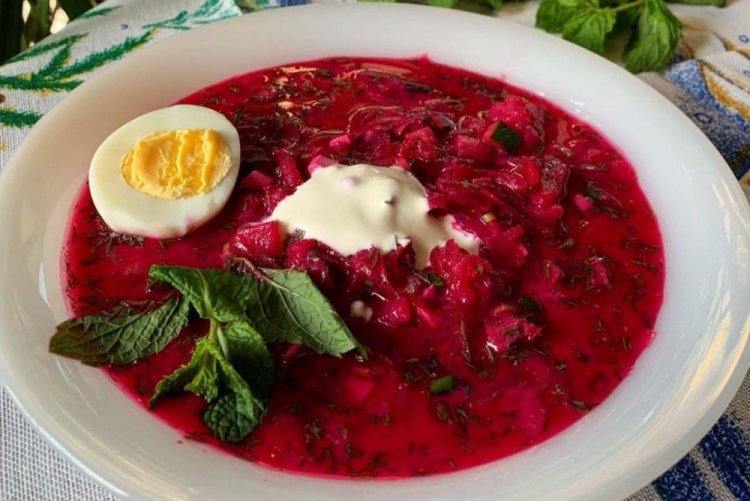 Холодный свекольник