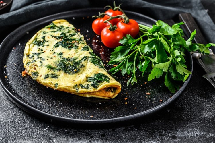 Омлет со щавелем