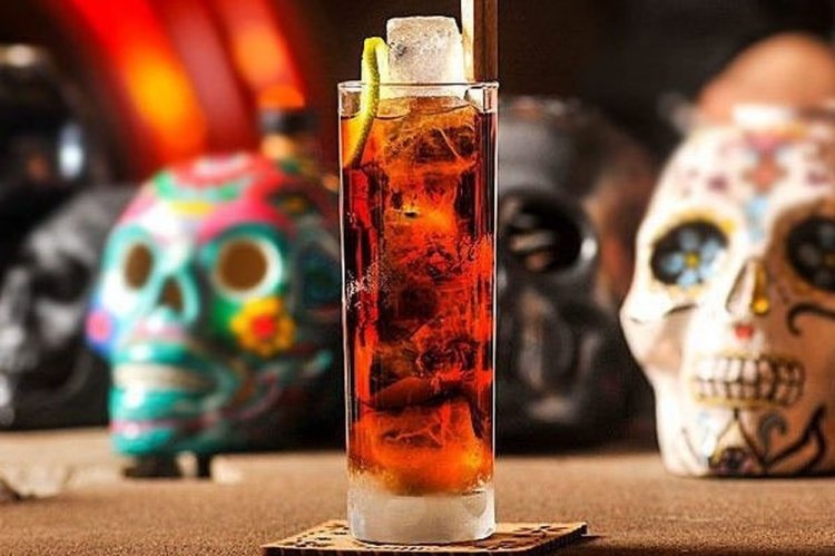 Матанга с соленой карамелью