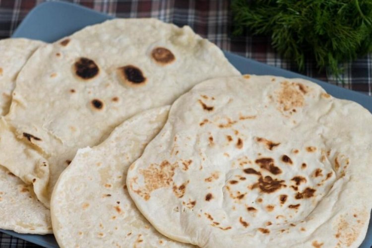 Лепешки на воде на сковороде