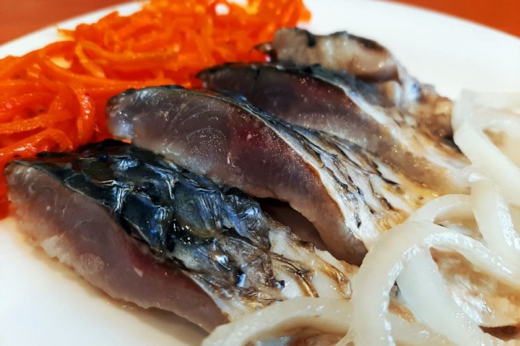 Маринованная кефаль