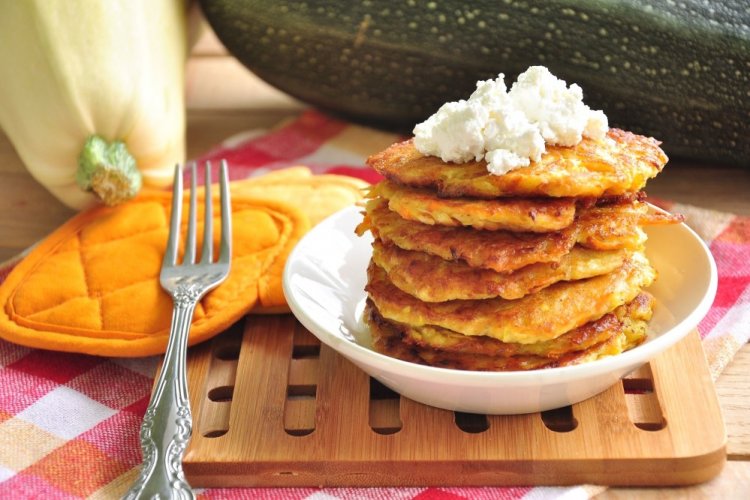 ПП оладьи из кабачков