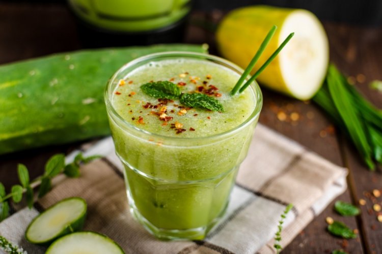 ПП смузи из кабачков и огурцов