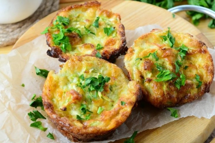 Кабачковые ПП маффины