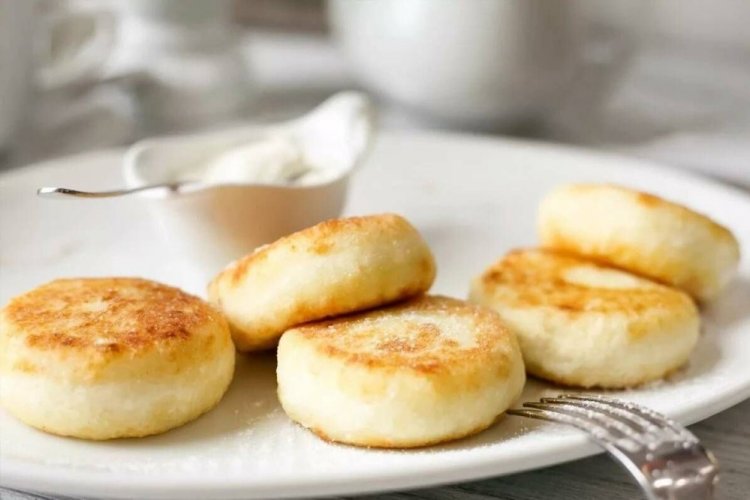 Манные биточки с творогом