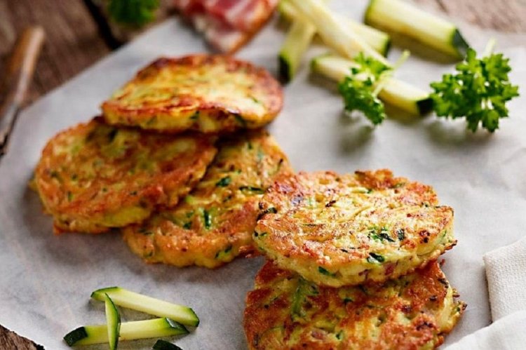 Классические драники из кабачков