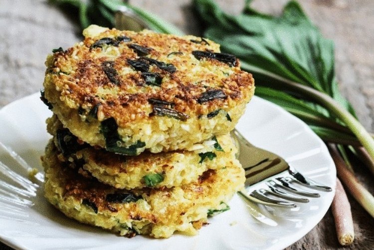 Котлеты из кабачков и овсянки